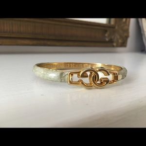 Gucci vintage logo bracelet, small, gold plated